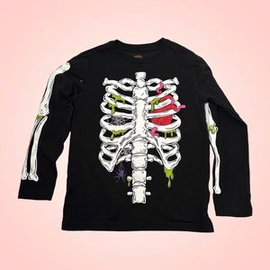 🎃 3/$10 Celebrate S (6/7) Black Halloween Skeleton